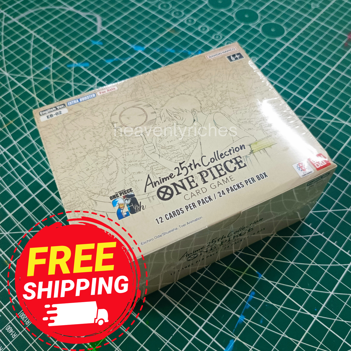ONE PIECE Extra Booster Anime 25th Collection Box ENGLISH TCG EB02 ONE PIECE Extra Booster Anime 25th Collection Box ENGLISH TCG EB02