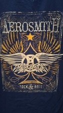 Aerosmith Rock And Roll Aeroforce One 2011 Membership Shirt Size 2XL