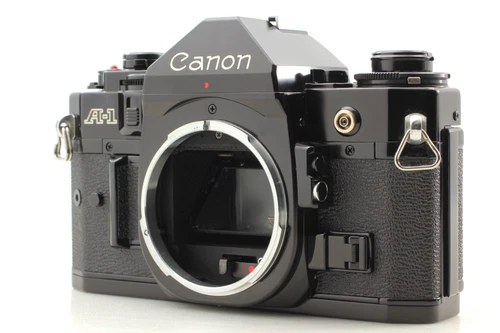 [READ EXC+5] Canon A-1 35mm SLR Black FIlm Camera Body from JAPAN