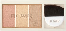 FLOWER Beauty Shimmer & Strobe Highlight Palette Sunkissed Shimmer 0.29 oz