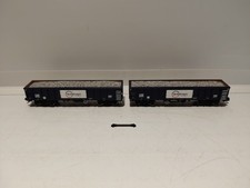 Dapol N Gauge 2F-025-013 MJA GBRF Bogie Box Van 502027 & 028