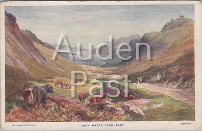 Loch Maree aus Ostschottland Hochland Landschaft Postkarte