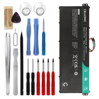 Ersatz Akku für Acer Swift 3 SF314-51-52H 2750mAh + Werkzeug-Set