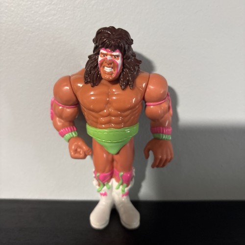 1990 Hasbro WWF Ultimate Warrior Series 1 Action F...