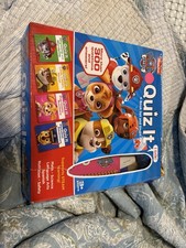 PAW Patrol Quiz It Electronic Smart Pen with 4 Books STEAM Learning Set/ Tested