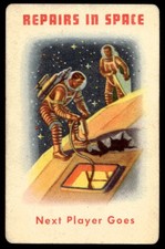 1952 Ed-U Cards Space Race Card Game Repairs in Space