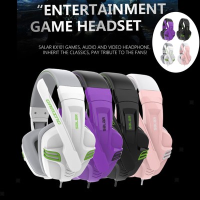 Wired Gaming Headset für PC Laptop Computer Heavy Bass 3,5 mm Audioanschluss