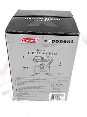 Coleman Exponent Duel Fuel Feather 442 Stove - Never for sale