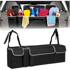 Kofferraum Organizer  Autosklett Tasche Kofferraumtasche schwarz 90x25cm