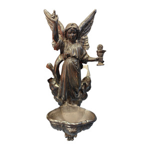 Ronson Figural Angel Christian Holy Water Font Made in USA