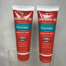 Cortizone 10 Anti itch Lotion For Psoriasis 3.4oz Max Strength Exp 06/26 2 PACK