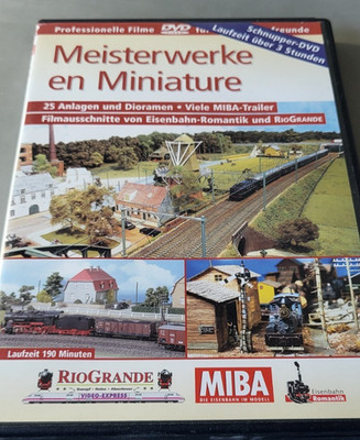 Rio Grande -Meisterwerke en Miniature - Eisenbahn DVD, siehe Foto