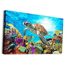 Family Wall Decor For Bedroom Family 24L" x 16W" The Turtle Picture 1 Piece