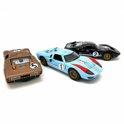 SetOf3 1966 Ford GT40 MKII Heritage Edition 5'' 1:32 Scale Die Cast Metal Mode
