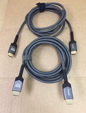 Lot of 2 JSAUX 4K UHD High Speed 2.0 10ft HDMI Cable
