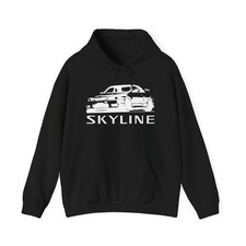 Skyline R34 AWD Turbo JDM GTR Car Racing Hoodie Heavy Blend Hooded Sweatshirt