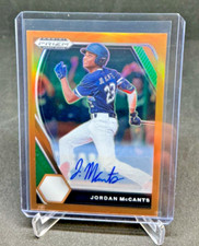 2021 Panini Prizm Draft Picks JORDAN MCCANTS RC Orange Prizm AUTO 08/20