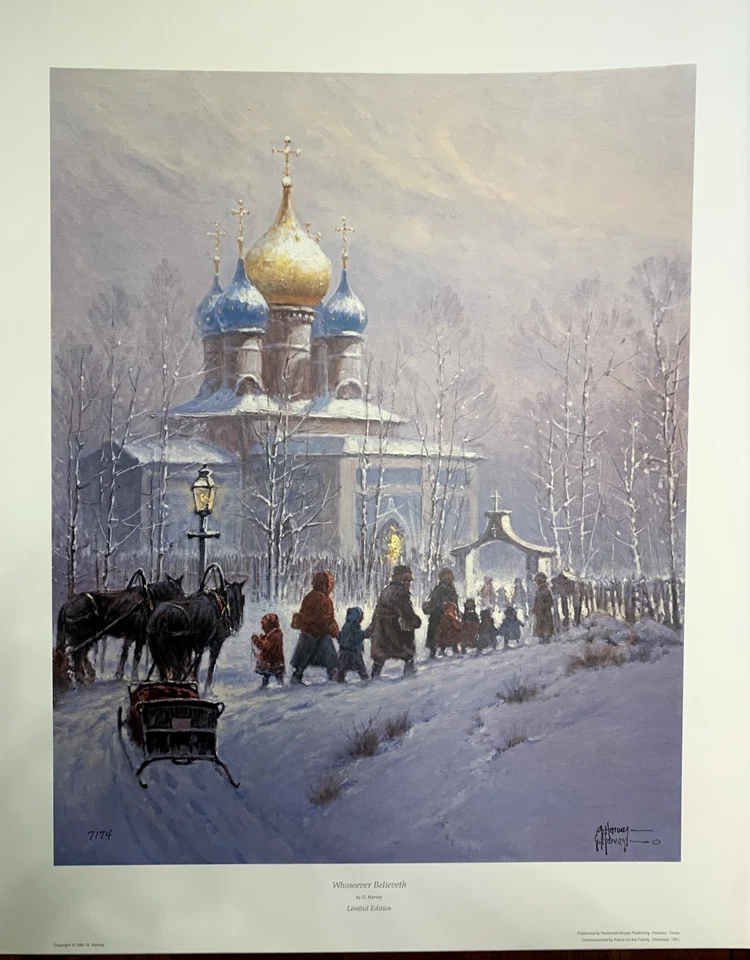 G. Harvey Whoever Believeth Edición Especial 7/74 Foto 2 de 4