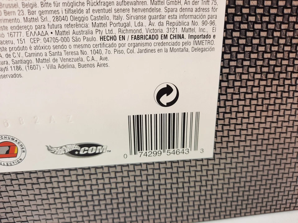 Hot Wheels Ferrari F2001 #1 Michael Schumacher premiere 2002 1/18 54643 - Immagine 3 di 3