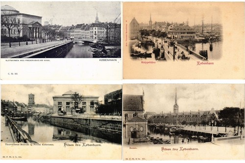 DANIMARCA DANMARK 27 cartoline d'epoca per lo più pre-1910 con MIGLIORE (L3830) - Foto 4 di 7