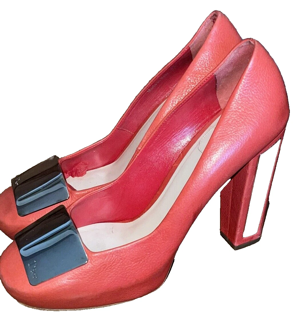 CHAUSSURES FEMMES MIROIR DIOR PRE UTILISÉES TALONS EN CUIR TAILLE 39