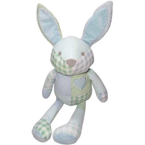 23" Peluche Azul Verde Sentado CERÁMICA GRANERO NIÑOS Conejo Conejo Bebé Juguete Guinga Usado en Excelente Condición - Imagen 1 de 4