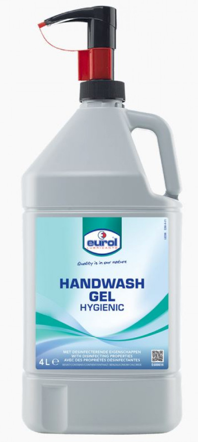Gel nettoyant mains Eurol Hygienic 4L E600614 sans eau pour atelier