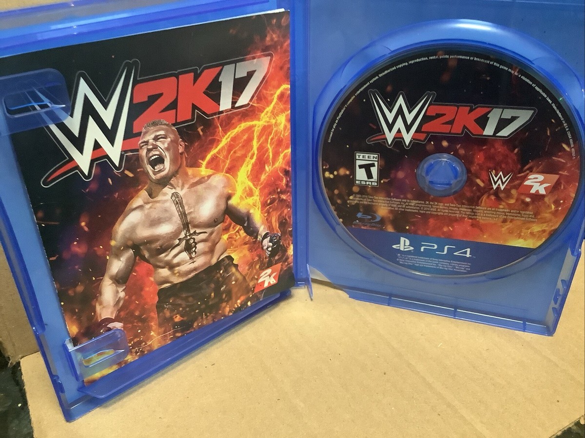 PLAYSTATION 4 WWE 2K17 BROCK LESNAR COVER SEALED SONY PLAYSTATION