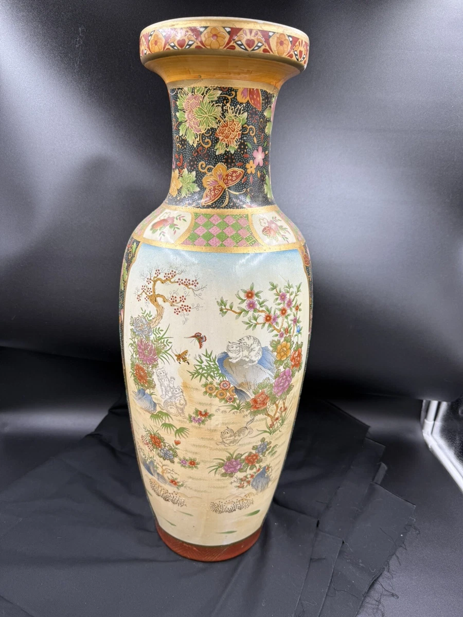 亚洲地板花瓶收藏中国花瓶、罐子(1900-现在) | eBay