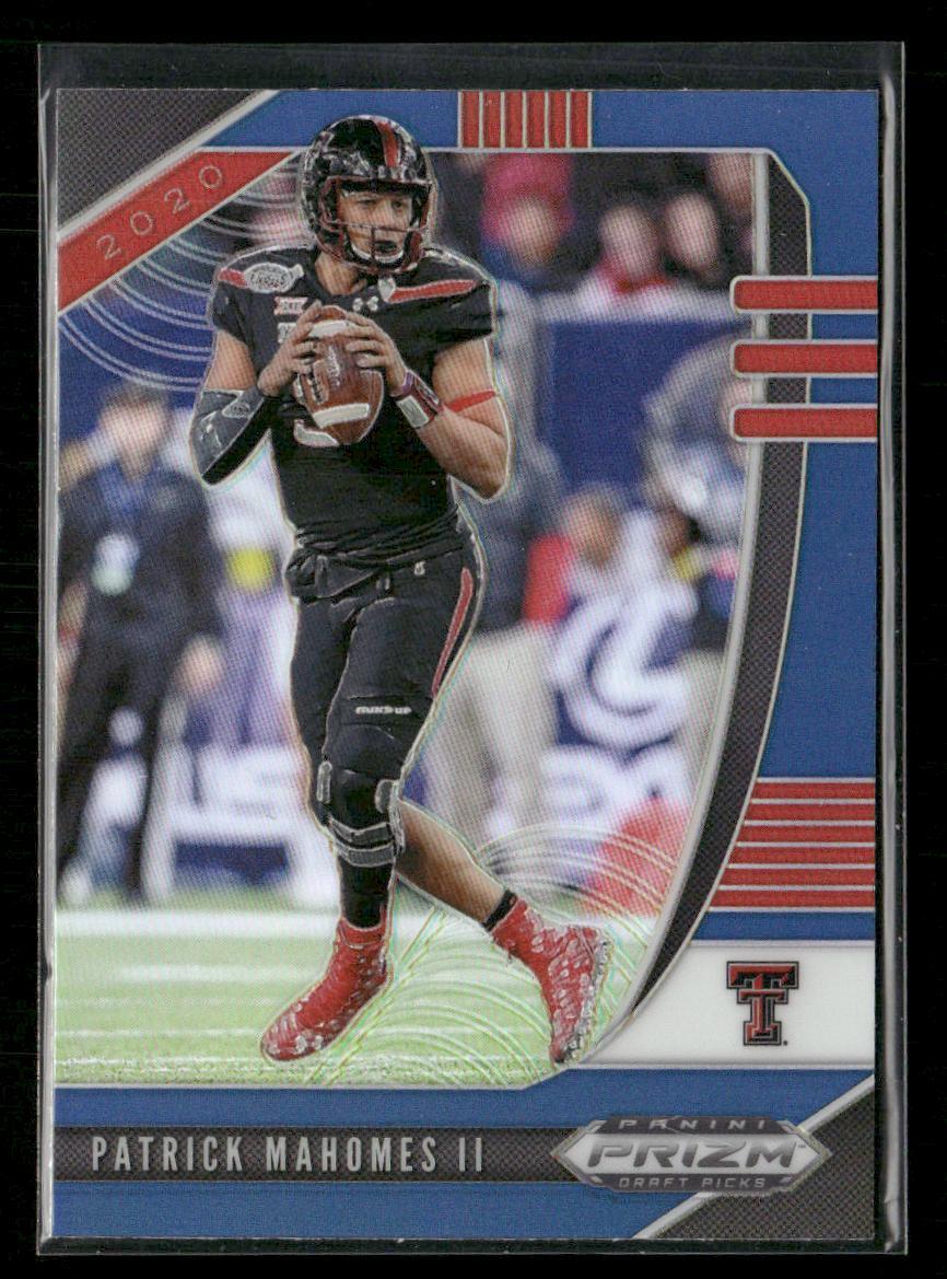 2020 Panini Prizm Draft Picks #81 Patrick Mahomes II Prizms Blue