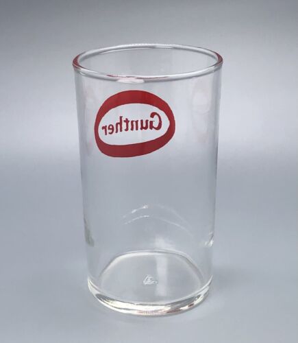 Vtg Gunther Beer Shell Glass / Tavern Bar Advertising / Man Cave Barware Decor - Picture 4 of 9