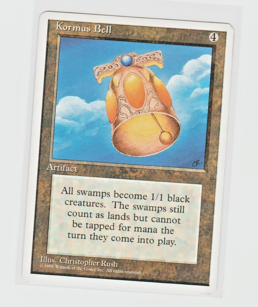 Magic the Gathering ~ MTG ~ 1x Kormus Bell ~  LP ~ 4th Edition