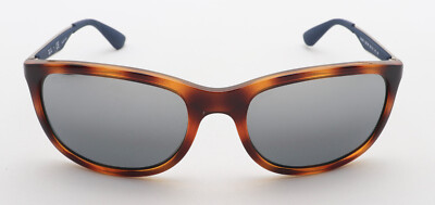 RAY BAN POLISHED RED HAVANA SUNGLASSES MIRROR GRADIENT GREY LENSES RB4267 625788
