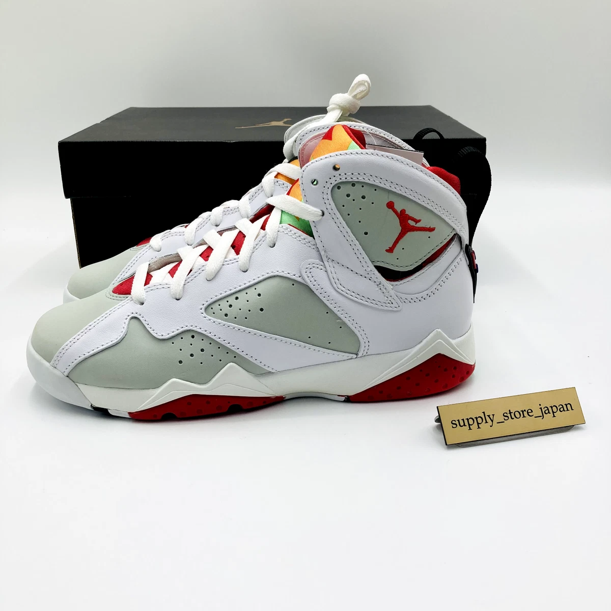 Nike Air Jordan 7 Retro GS Hare White True Red 304774 125 Size 6.5Y New with box
