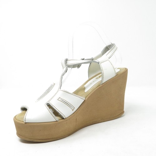 white platform sandals 90s