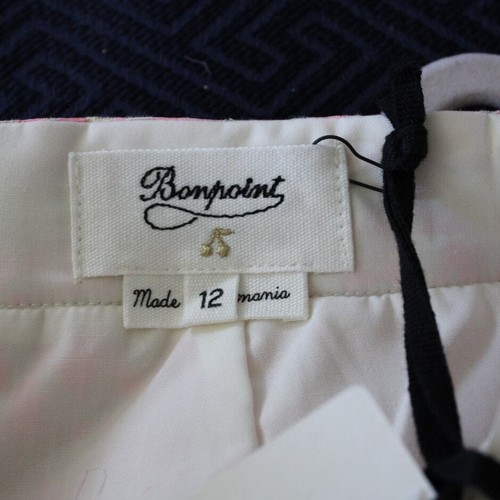 NWT Bonpoint Couture Dona Metallic Pink Heart Mini Skirt 12 - Picture 7 of 8