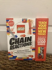 STEM LEGO Chain Reactions: Design & Build Amazing Moving Machines includes Legos