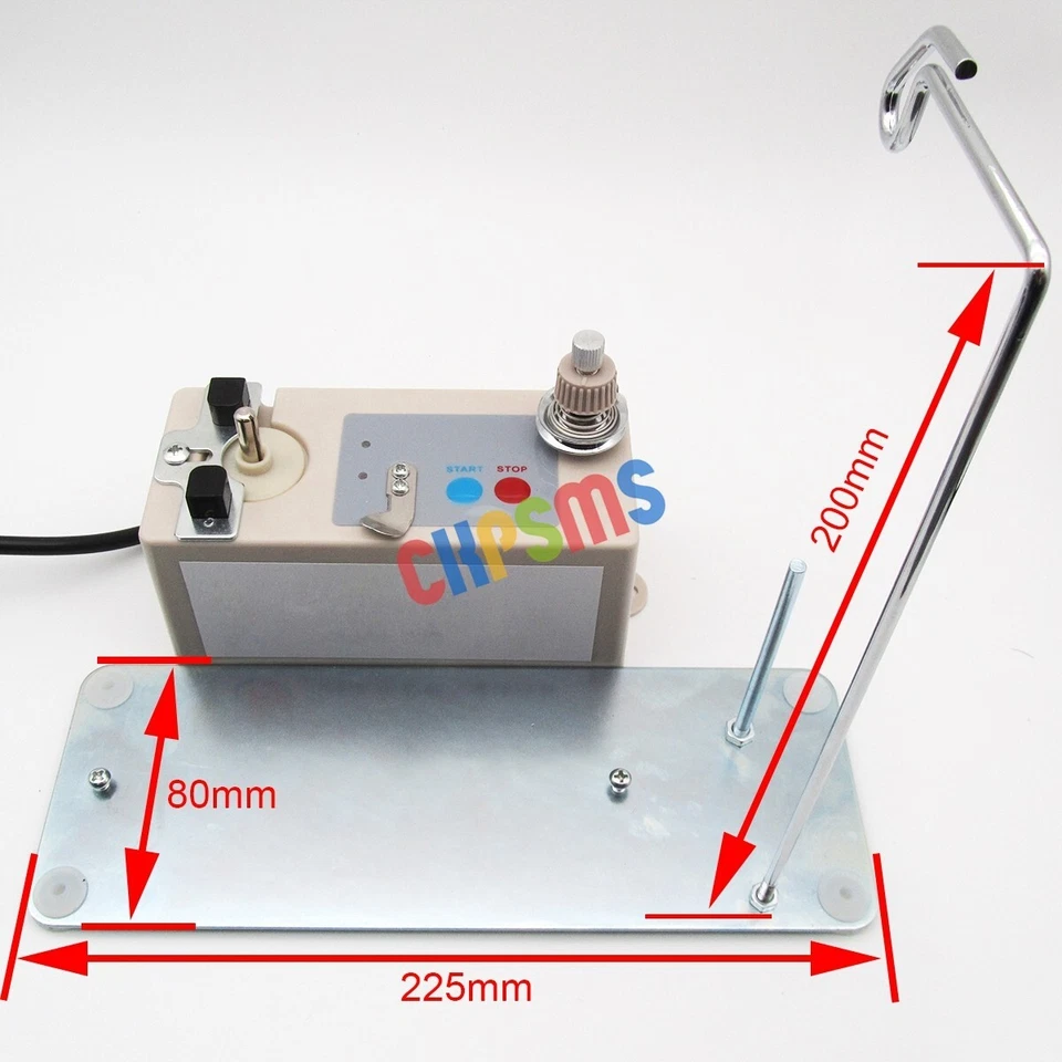 AC 110V Automatic Bobbin Winder General FOR 1/4"(6mm) Center Hole Sewing Bobbins - Image 2 of 4