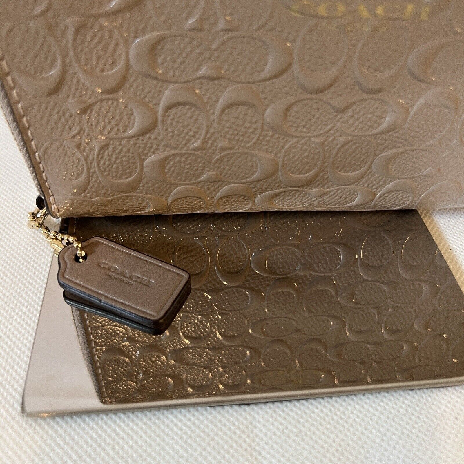 Coach Signature Double Zip Around Wallet - image 3