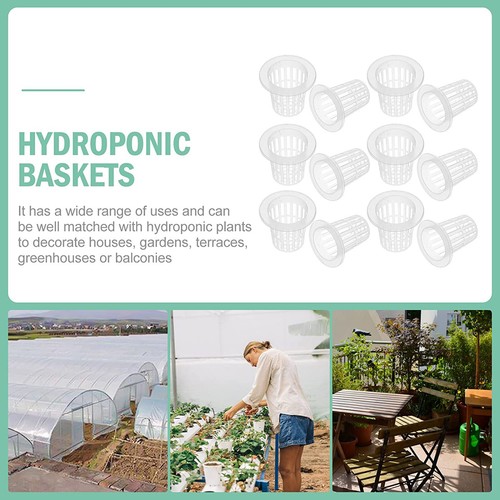 50PCS Hydroponics Plant Grow Net Cup Mesh Pot Basket Mesh Aeroponic Aquaponic AU - Picture 10 of 17