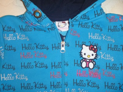 süße HELLO KITTY Mädchen Jacke Gr. 98 mit Kapuze - TOP -