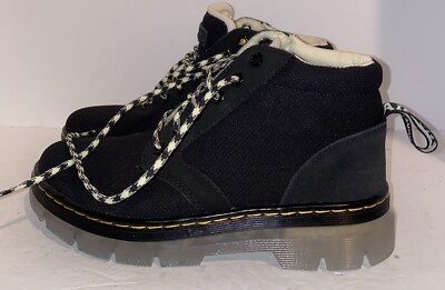 Men\'s Dr Marten Black Lace-Up Canvas Boots Dr. Martens Combs Tech Men main image 3