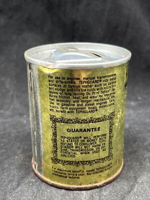 DUPONT TEFLON TEPHGUARD TF-7 8 OUNCE VINTAGE COLLECTOR EMPTY CAN