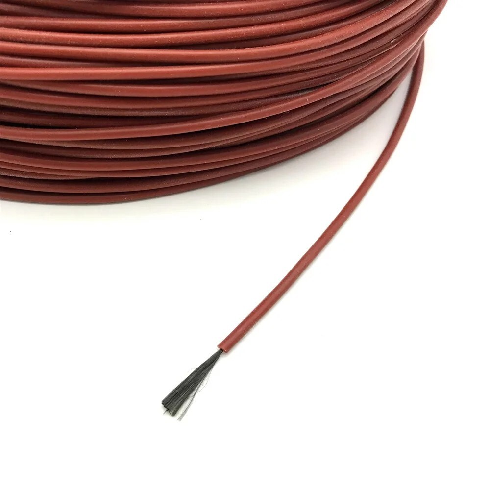 Electric Carbon Heating Wires Infrared Warm Floor Cable 5-100 Meters 33ohm/m