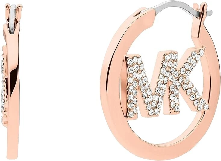 Moda oro rosa Michael Kors aro Pendientes