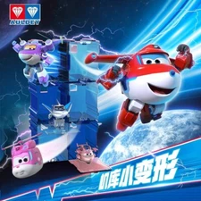 Auldey Super Wings Transforming Friends Robot Figure Paul Tino Golden Boy Lime