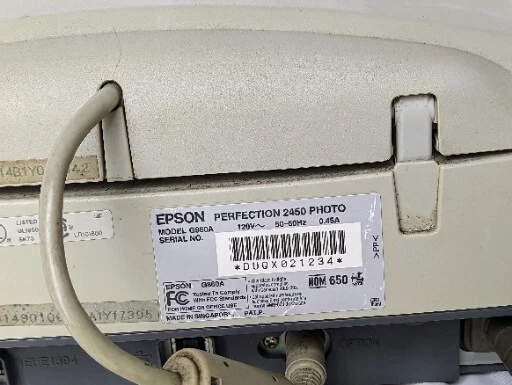 Epson Perfection 2450 Photo Flatbed Scanner G860A Flat Pictures Film Paper - Image 4 of 4