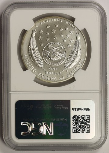 2004-P Lewis and Clark Silver Modern Commemorative Dollar $1 MS 69 NGC - Picture 2 of 4