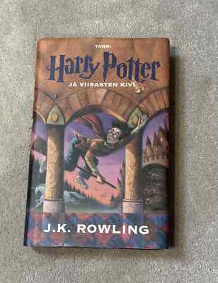 Harry Potter and the Philosophers Stone FINNISH Translation 2000 Hardback Book 1