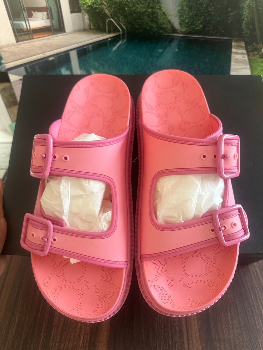 NWT Coach women's Lainey Sandal CR875 pink size US 10 UK